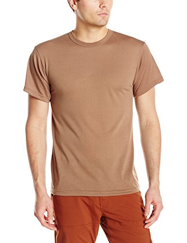 RothcoShort Sleeve Crew Neck T-Shirt – Solid Color Cotton Polyester Tee Shirt
