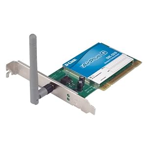 D-Link DWL-G520 Wireless PCI Adapter, 802.11g, 108Mbps