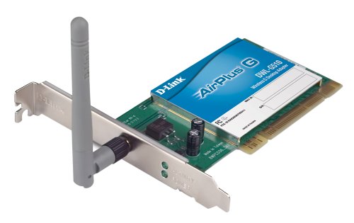 Electronics: D Link DWL G520 Wireless PCI Adapter, 802.11g, 108Mbps