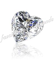1 Ct Heart Shaped Natural Loose Diamond SI1 E -COLOR GIA Certified