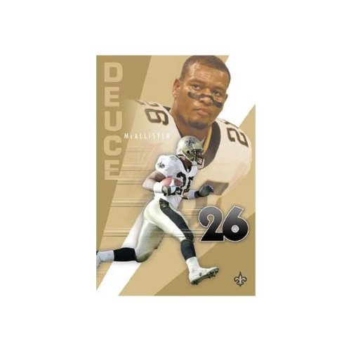 NFL Poster DEUCE MCALLISTER # New Orleans Saints