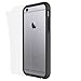 iPhone 6s Case, RhinoShield [CrashGuard] 11 ft Shock Absorption Thin Bumper Case with Lifetime Warranty & FREE Back Transparent Skin. Slim Heavy Duty Protection. Also for iPhone 6 - Charcoal Black