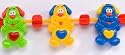 FOR BABIES - LOVE PUPPY Rattle Pram Toy  (Cat No: 166) *SAME DAY DISPATCH*