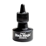 Higgins Black Magic All-Surface Waterproof Drawing Ink, Black, 1 Ounce Bottle SAN44011