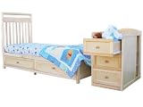 Daphne 4-in-1 Crib n Bed In White Finish By AFG Baby Furniture