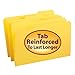 Smead File Folder, Reinforced 1/3-Cut Tab, Legal Size, Yellow, 100 per Box (17934)