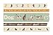 Cavallini Vintage Cats and Dogs Decorative Paper Tape with 5 Assorted Paper Tape Rolls