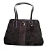 Coach Signature Stripe Framed Carryall Tote/Handbag 18036 Brown