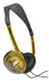 JVC HACD71FY Folding Walkman Replacement Headphones with Pouch (Yellow)
