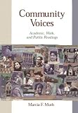  : Community Voices: Academic, Work, and Public Readings