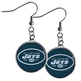 NFL New York Jets Charm Dangle Earrings
