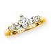 14K Yellow Gold 1/2 ct. Diamond Engagement Ring