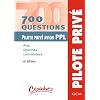 700 questions Pilote priv� avion PPL : Avec r�ponses comment�es