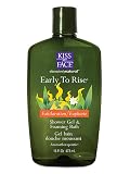 Kiss My Face Early to Rise Moisture Bath & Shower Gel, 16-Ounce Bottles (Pack of 3)