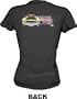 Ford Mustang Boss 302 Women's Tee Shirt Large-White/Red Babydoll (petite fit)