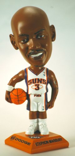 2002 - BD&A Inc - 2002 Collector's Edition - Phoenix Suns - #3 - Stephon Marbury - Bobblehead - Dodge - Display Collectible - Out of Production - New - Collectible