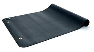 Reebok - Esterilla de yoga con ojetillos (183 x 61 cm)
