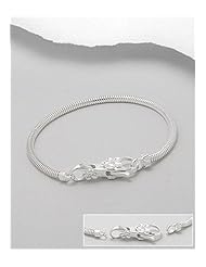 Flower Bracelet In 92.5 Sterling Silver