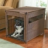 Decorative Wicker Pet Home, Small Natural