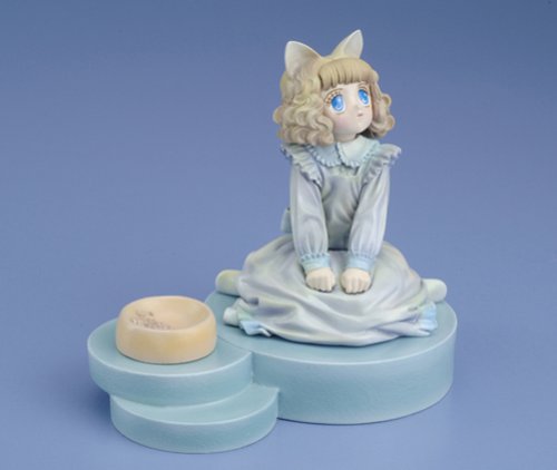 綿の国星 ちび猫 ビネットフィギュア ( PVC塗装済み 完成品 )