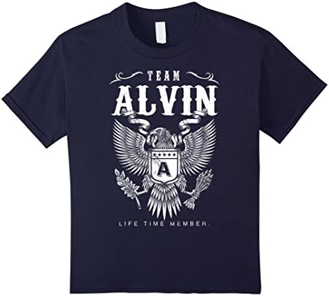 Kids Team Alvin Designed T-shirt 8 Navy