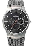 Skagen Men's 809XLTTM Carbon Fiber Dial Titanium Watch