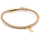 Accessories & Beyond Braided Leather Brace