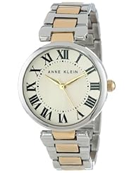 Anne Klein Womens AK/1429SVTT "Everyday Classics" Two-Tone Bracelet Watch