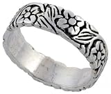 Sterling Silver Flower Ring