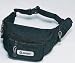 Mens / Boys Hi Tec Travel Bumbag, Document Passport Holder, Holiday Waist Bum Bag, Gents Hi-Tec BLACK