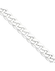 16.2mm, Sterling Silver, Curb Chain, 9 inch