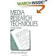 Media Research Techniques by Arthur Asa Berger