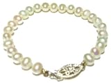 Elizabeth Bracelet for Children featuring Hand-Knotted Freshwater Pearls