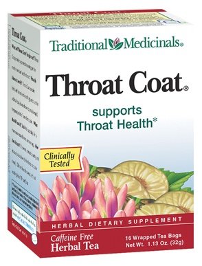 Organic Herbal Tea Throat Coat 16 pckts
