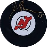 Jamie Langenbrunner New Jersey Devils Autographed Hockey Puck