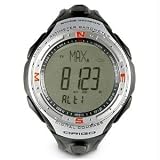 Traverse Peak, Silver Stainless Bezel, Rubber Strap