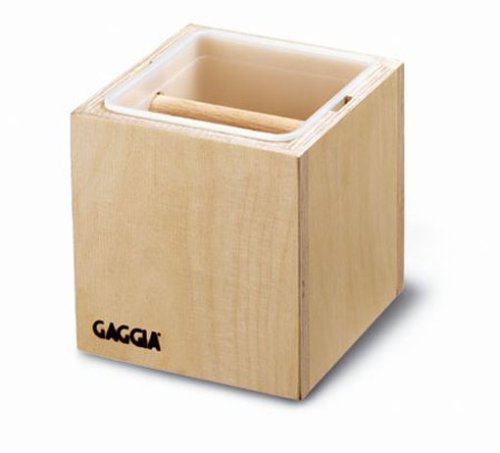 Gaggia Abklopfkasten, Holz mit Einsatz