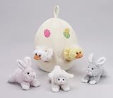 Thumbnail image for Easter Egg Bunny Rabbit  Plush Stuffed Animal Toy