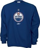 Edmonton Oilers Primary Logo Crewneck Sweatshirt