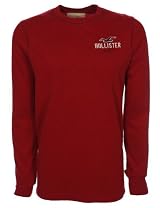 Hollister Mens Longsleeve Red Classic Logo