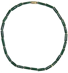 Jade Necklace Gemstone Healing Beads Handmade Jewelry 16 inches (djade020)
