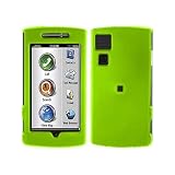 Crystal Hard Green Rubberized Faceplate Cover Case for ASUS GARMIN NUVIFONE G60 [WCP490]