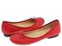 Me Too Women's Nevada Ballet Flat w/Bow, Red, 11 M