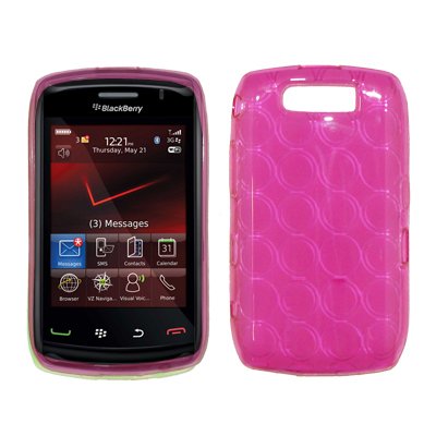 Hot Pink Gel Skin Cover Ultra Guard Thermoplastic Case for BlackBerry Storm 2 (9550 / 9520)