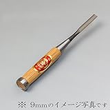 本職用 高級 木彫りのみ 鑿 赤樫柄 丸6mm