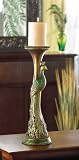 Elegant Peacock Candle Holder