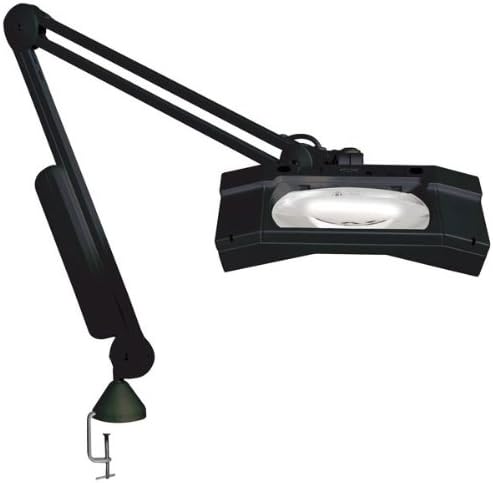 WAVE-Plus ESD Magnifier 3.5D-45in Arm-Edge Clamp-Black