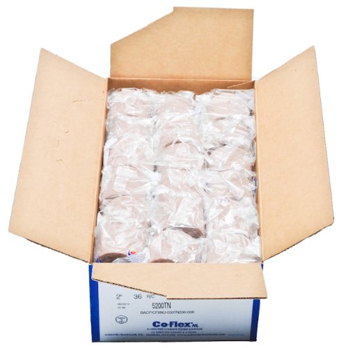 Huge save onbandages for dogs Coflex Elastic Bandage Latex Free Tan 2'' 36/box