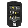 HTC Touch P3450 Smartphone Accessory Bundle Kit - Black Flexible Soft Silicone Skin Case + Premium Clear Reusable LCD Screen & Body Protector with Lint Cleaning Cloth By Ikross