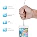 Atill 3ft & 6ft 8 Pin to USB Sync Charging Cable Cord for iPhone 6s, 6s plus, 6 Plus, 6, iPhone 5s, 5c, 5, iPad Air, Mini, Mini 2, iPad 4, iPod 5, and iPod Nano 7 - Pack of 2 Each - White
